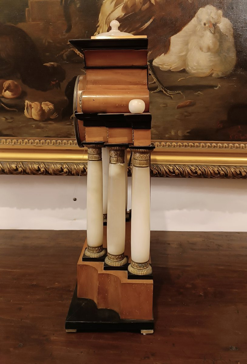 OROLOGIO A TEMPIETTO VIENNESE PRIMI DEL XIX SECOLO -photo-3