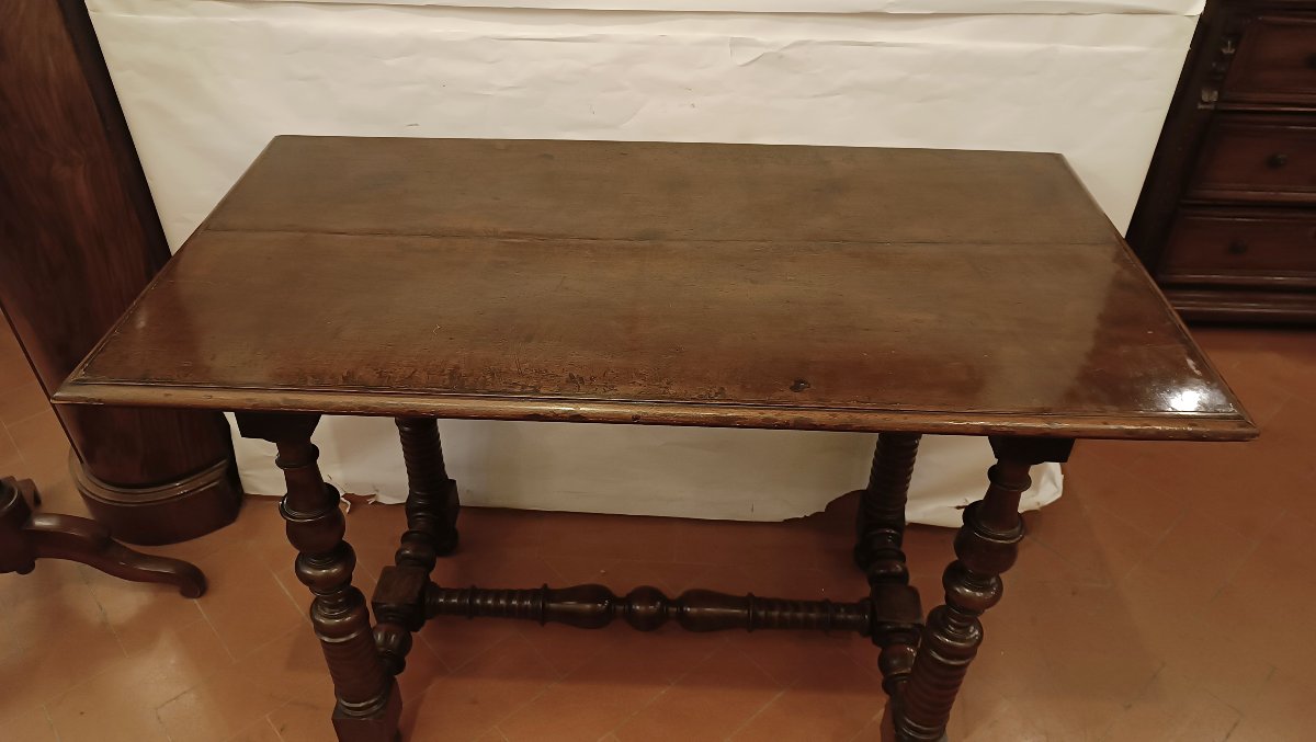 TAVOLO A ROCCHETTO LUIGI XIV META' XVII SECOLO -photo-4