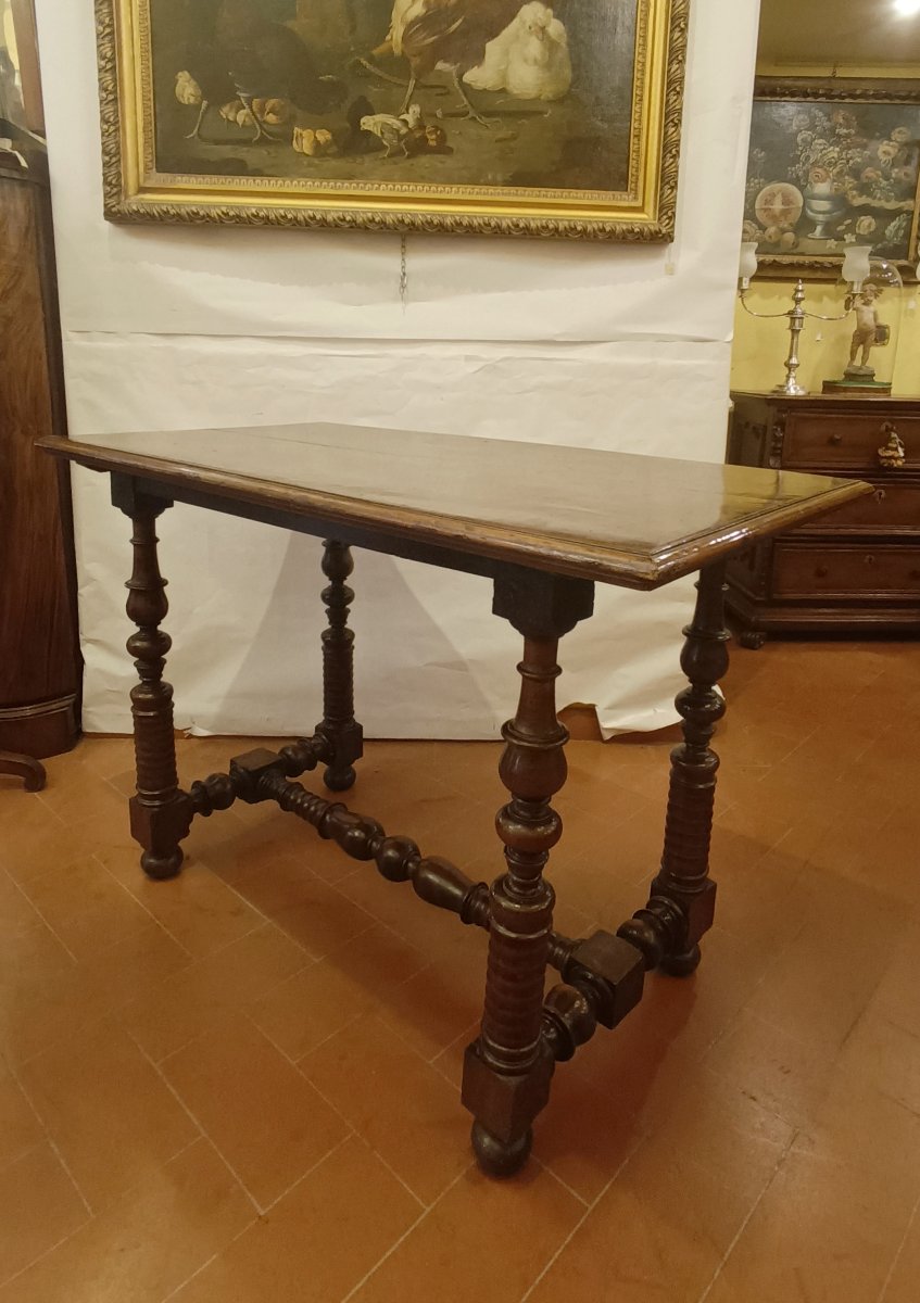 TAVOLO A ROCCHETTO LUIGI XIV META' XVII SECOLO -photo-2