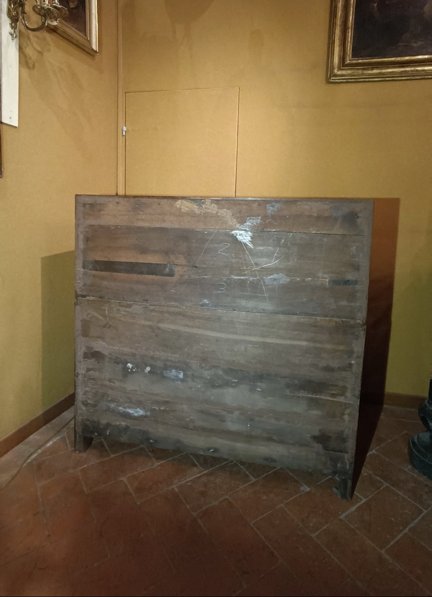 RIBALTA IN PIUMA DI NOCE NEOCLASSICA SECONDA META' XVIII SECOLO-photo-5