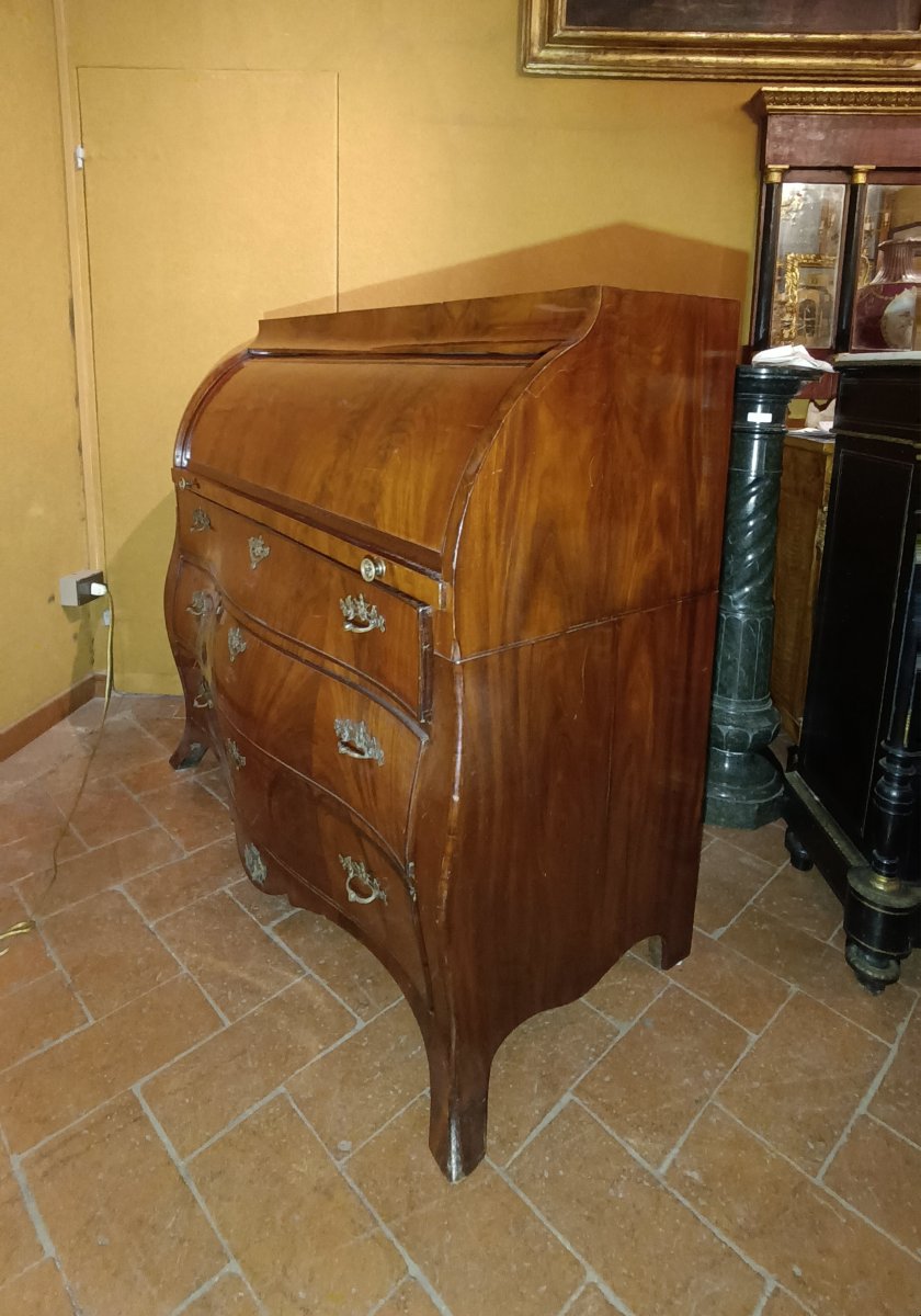 RIBALTA IN PIUMA DI NOCE NEOCLASSICA SECONDA META' XVIII SECOLO-photo-7