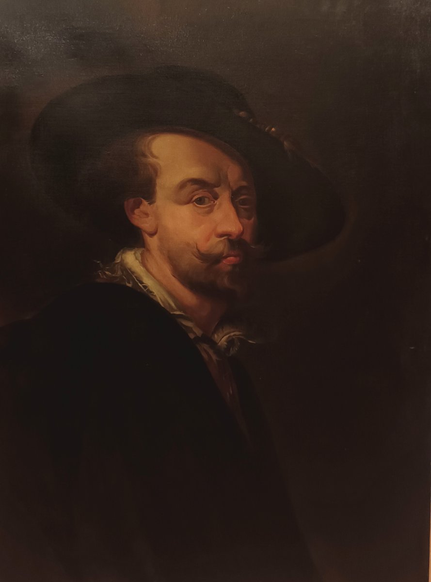 AUTORITRATTO DI RUBENS FINE XIX SECOLO -photo-2
