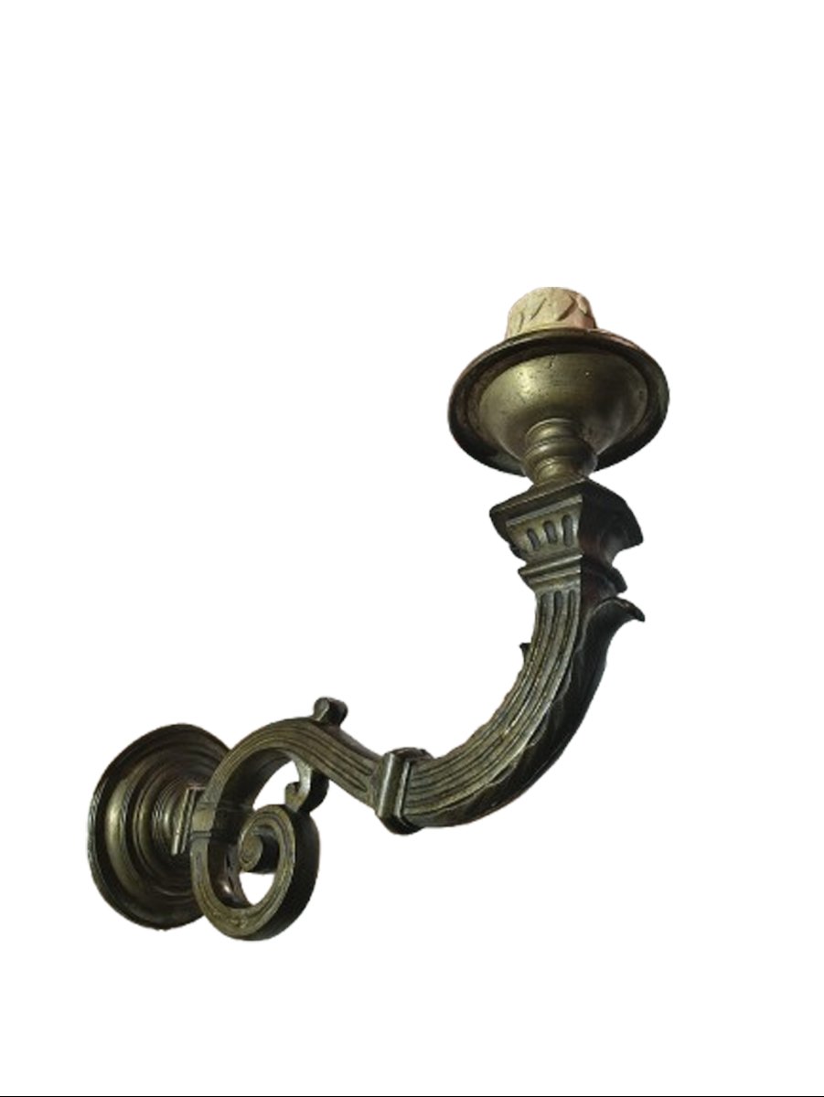 COPPIA DI CANDELIERI LUIGI XIV FINE XVII SECOLO -photo-3