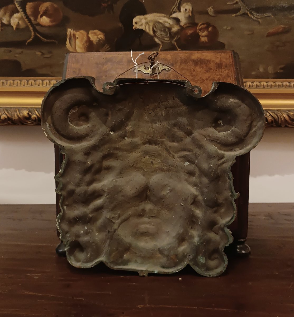 MEDAGLIONE IN BRONZO CON MEDUSA PRIMO XIX SECOLO -photo-2