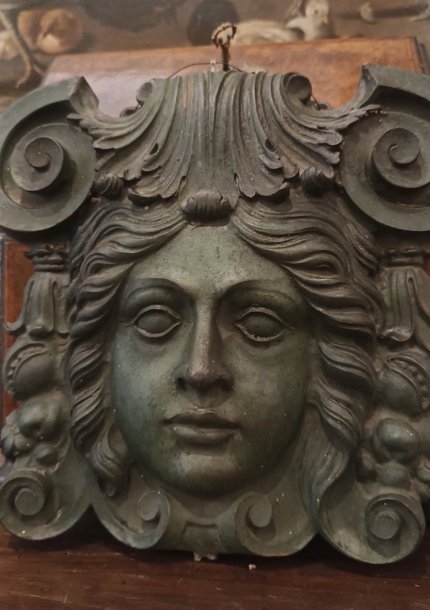 MEDAGLIONE IN BRONZO CON MEDUSA PRIMO XIX SECOLO -photo-4