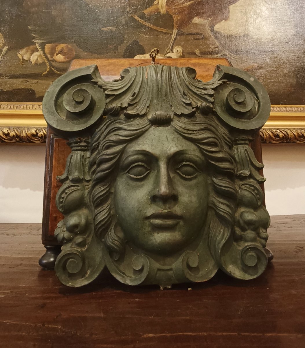 MEDAGLIONE IN BRONZO CON MEDUSA PRIMO XIX SECOLO -photo-6
