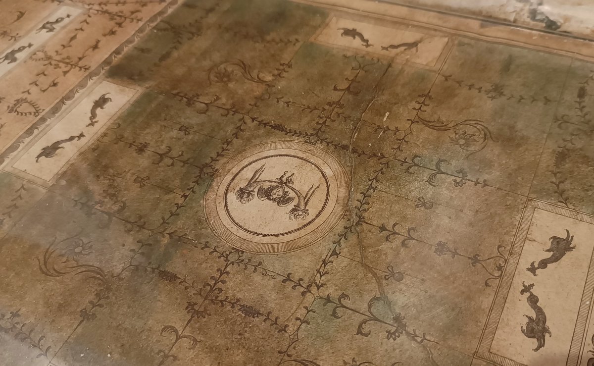 CENTROTAVOLA CON SPECCHI NEOCLASSICO FINE DEL XVIII SECOLO -photo-7