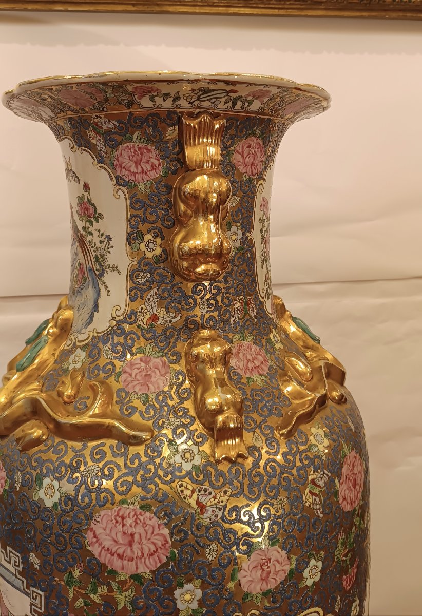 GRANDE VASO IN PORCELLANA CINESE INIZIO XX SECOLO -photo-8