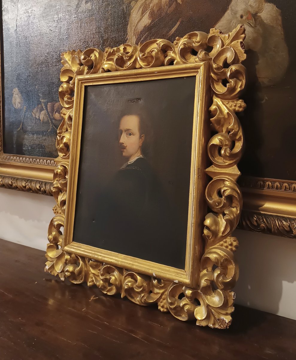 AUTORITRATTO DI VAN DYCK DI MARIA CELENTANO META' XIX SECOLO-photo-2