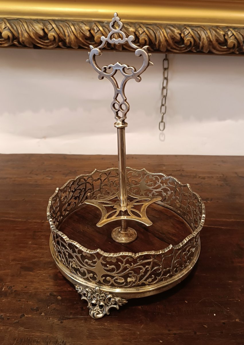 CRUET CHESTER IN ARGENTO E CRISTALLO META' XIX SECOLO -photo-2