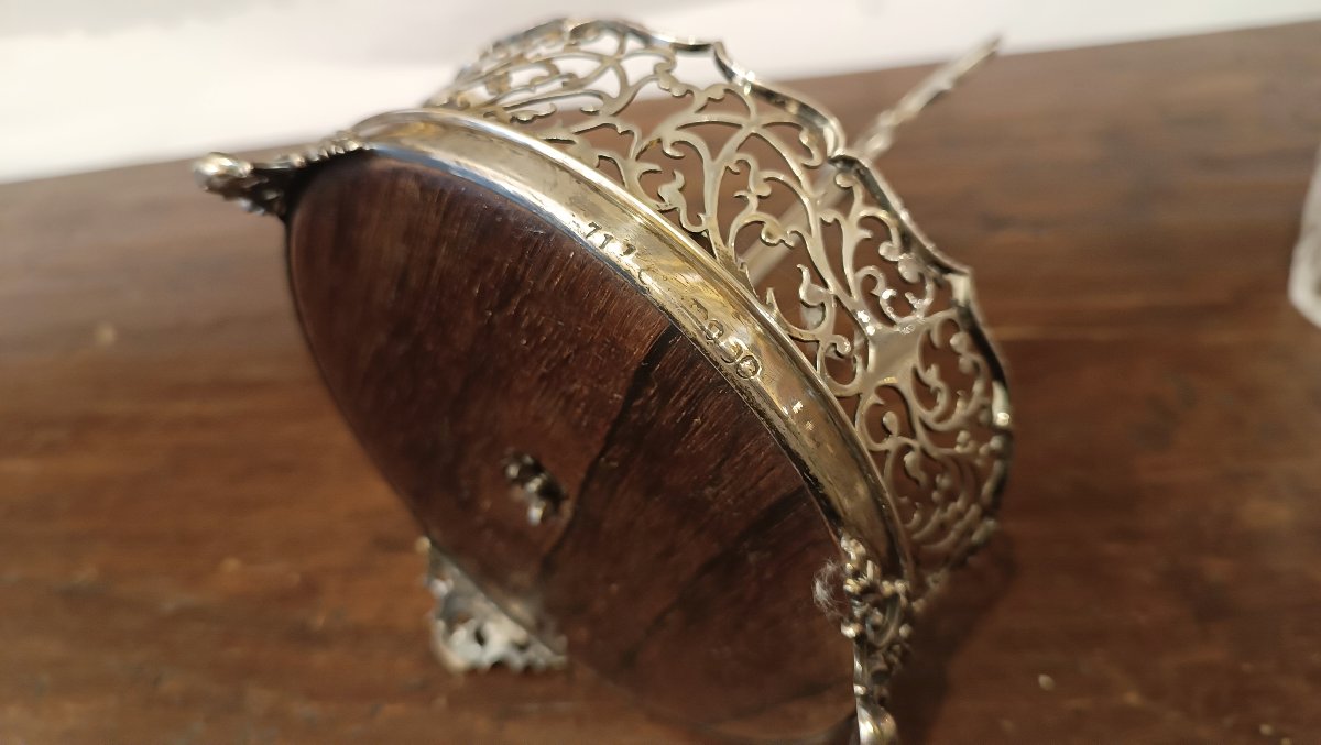 CRUET CHESTER IN ARGENTO E CRISTALLO META' XIX SECOLO -photo-3