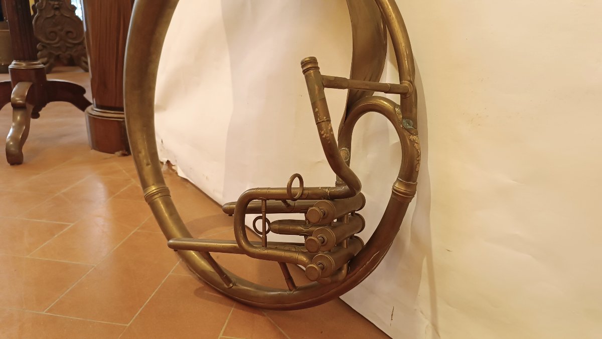 SOUSAFONO IN OTTONE FINE XIX SECOLO-photo-2