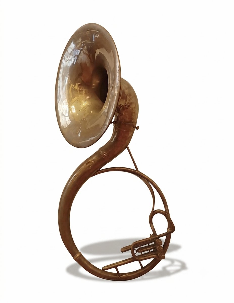 SOUSAFONO IN OTTONE FINE XIX SECOLO