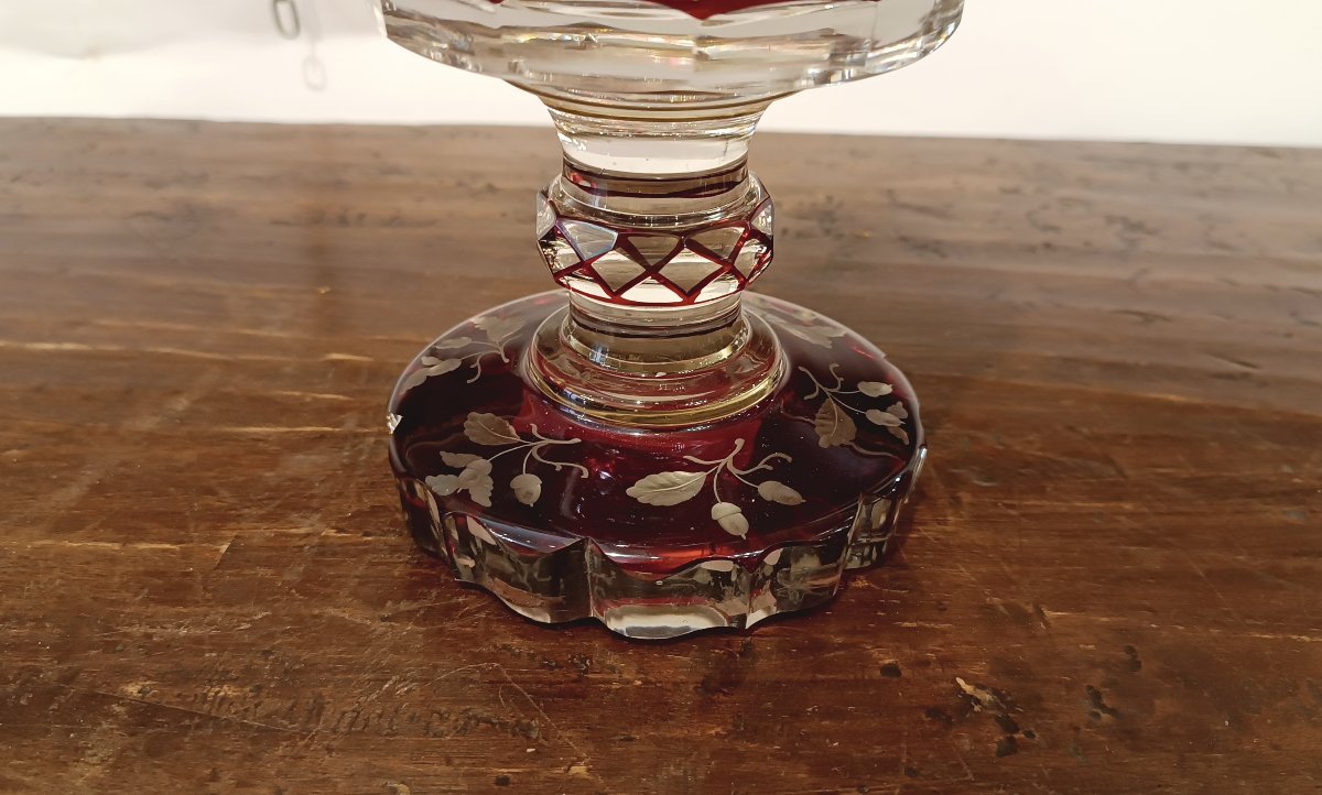 VASO DECKELPOKAL INCISO META' XIX SECOLO -photo-2