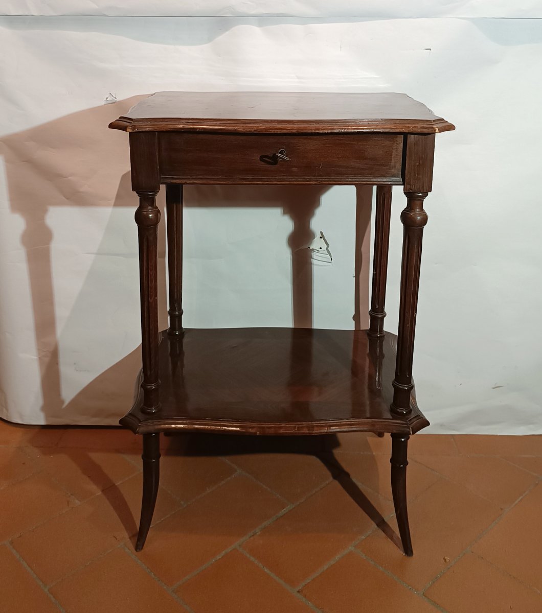 TAVOLINO DA LAVORO NAPOLEONE III SECONDA META' XIX SECOLO -photo-2