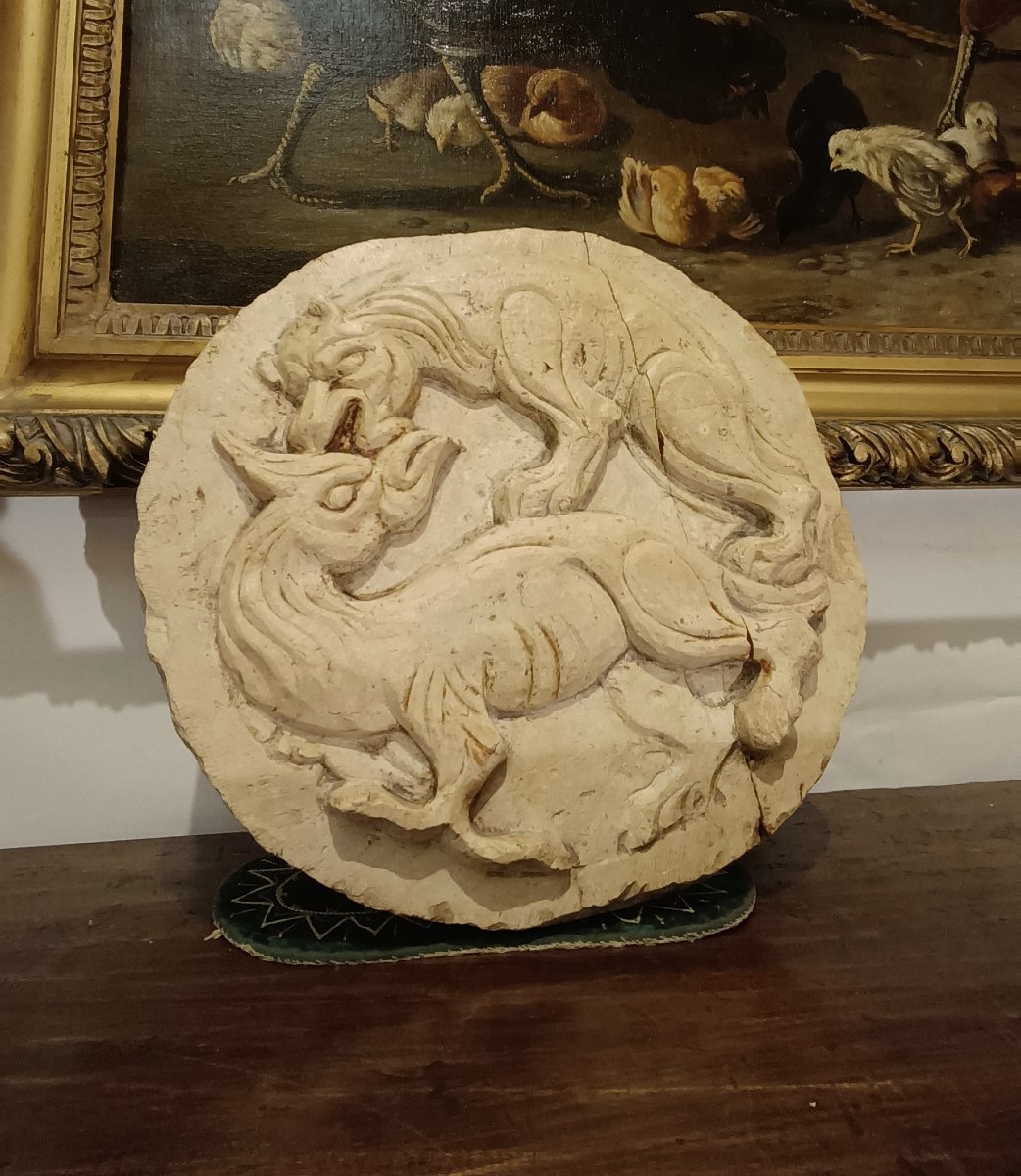 PATERA VENEZIANA IN PIETRA ISTRIANA PRIMI DEL XVII SECOLO -photo-2