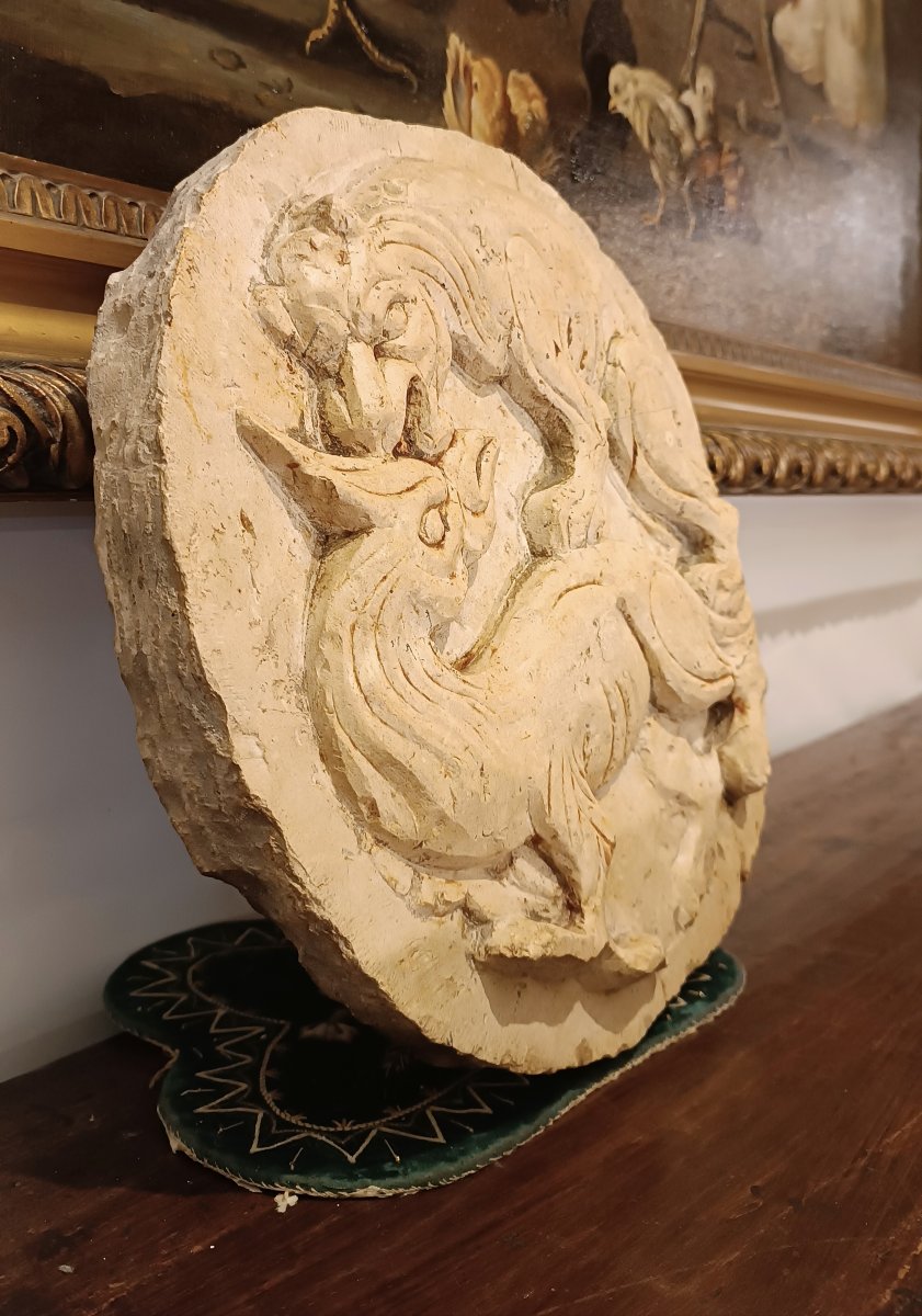 PATERA VENEZIANA IN PIETRA ISTRIANA PRIMI DEL XVII SECOLO -photo-2
