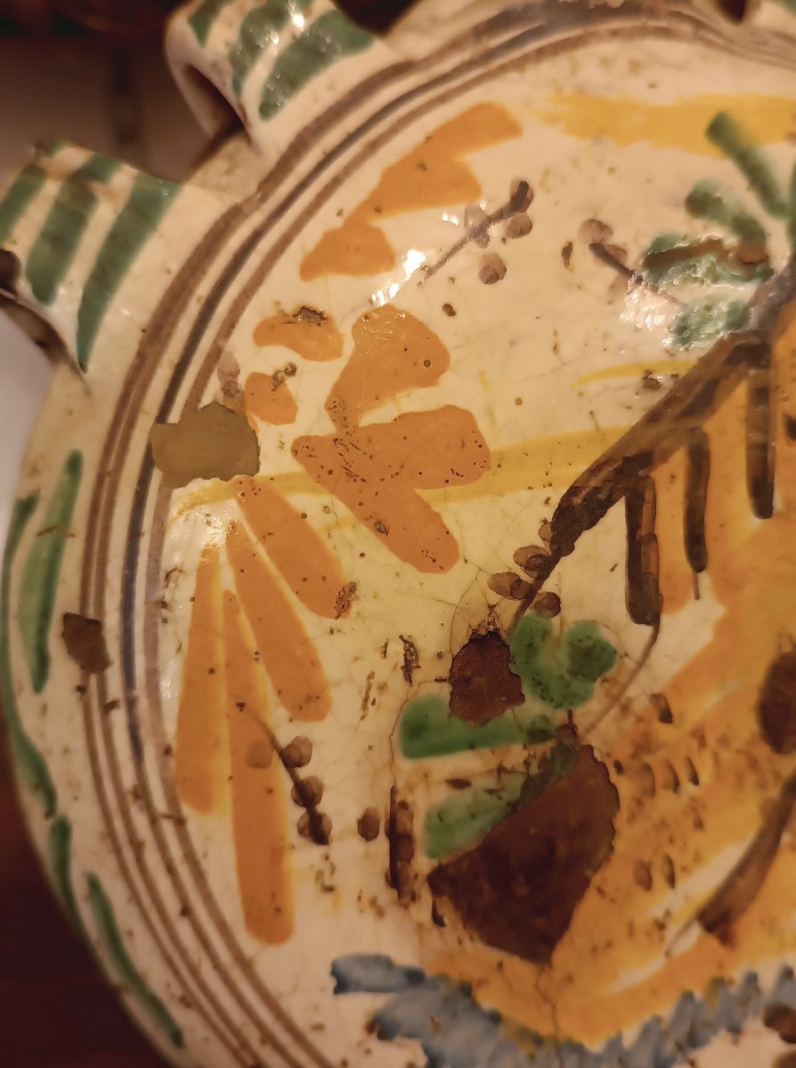 BORRACCIA IN MAIOLICA INIZIO XVIII SECOLO -photo-2
