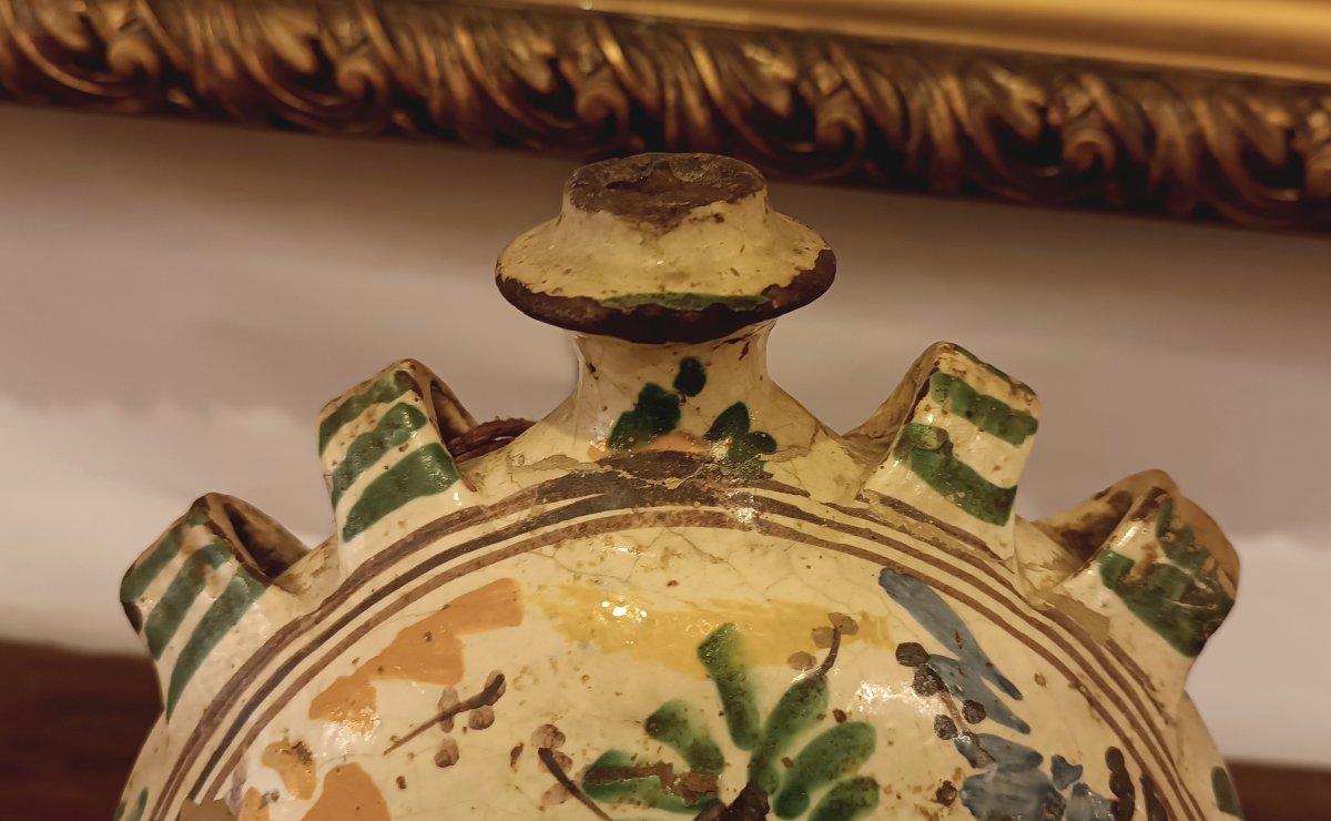 BORRACCIA IN MAIOLICA INIZIO XVIII SECOLO -photo-3