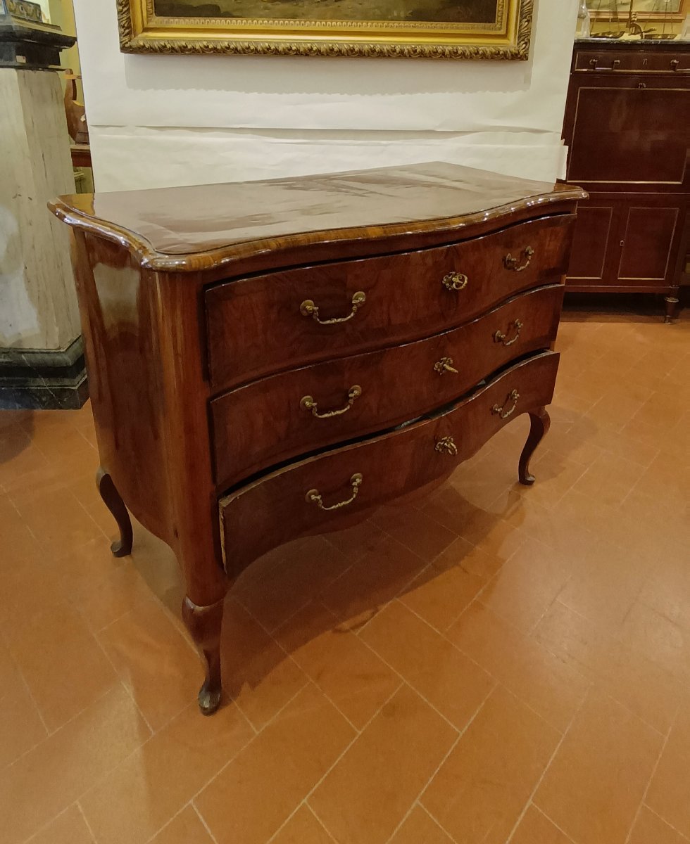 CASSETTONE A BALESTRA TOSCANO META' XVIII SECOLO-photo-1