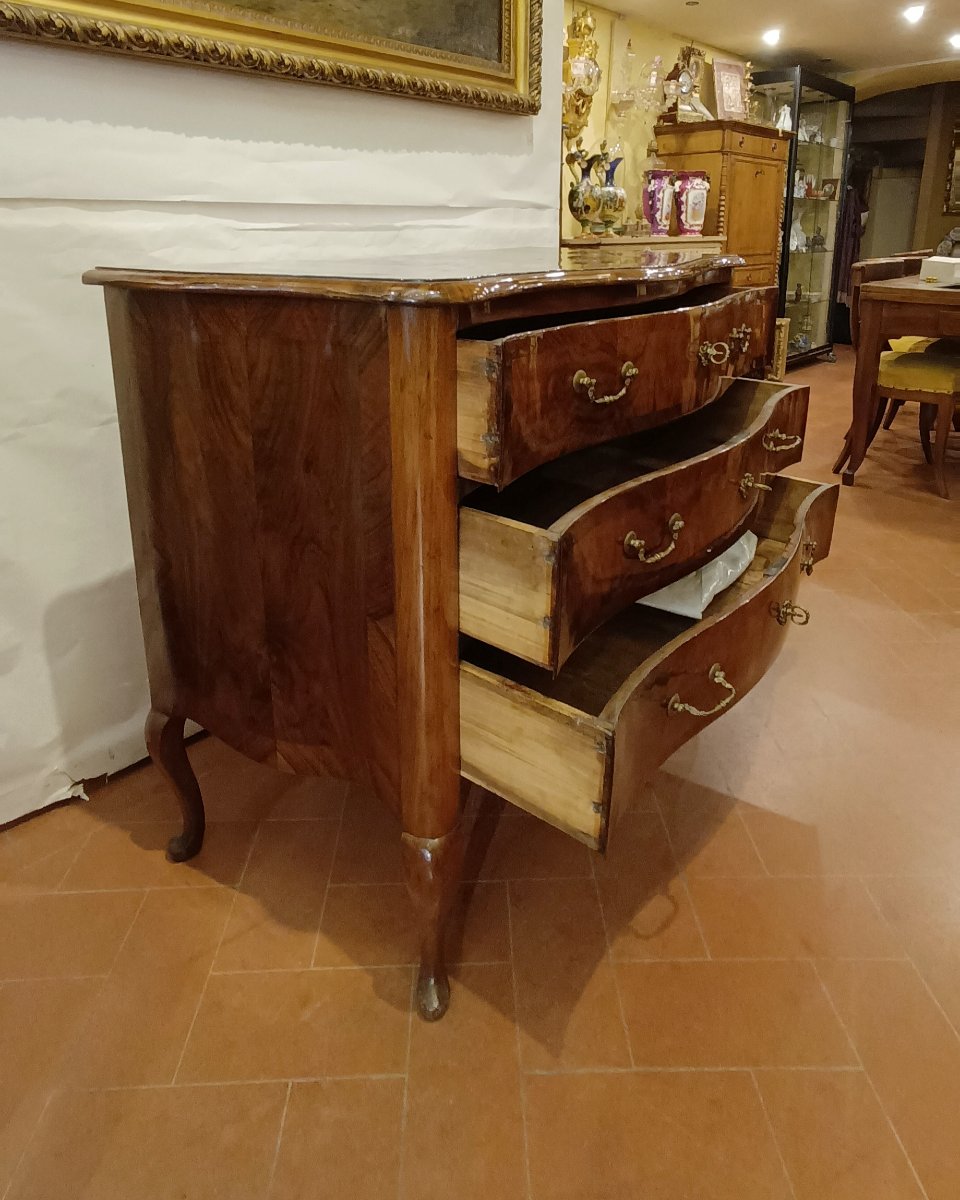 CASSETTONE A BALESTRA TOSCANO META' XVIII SECOLO-photo-3