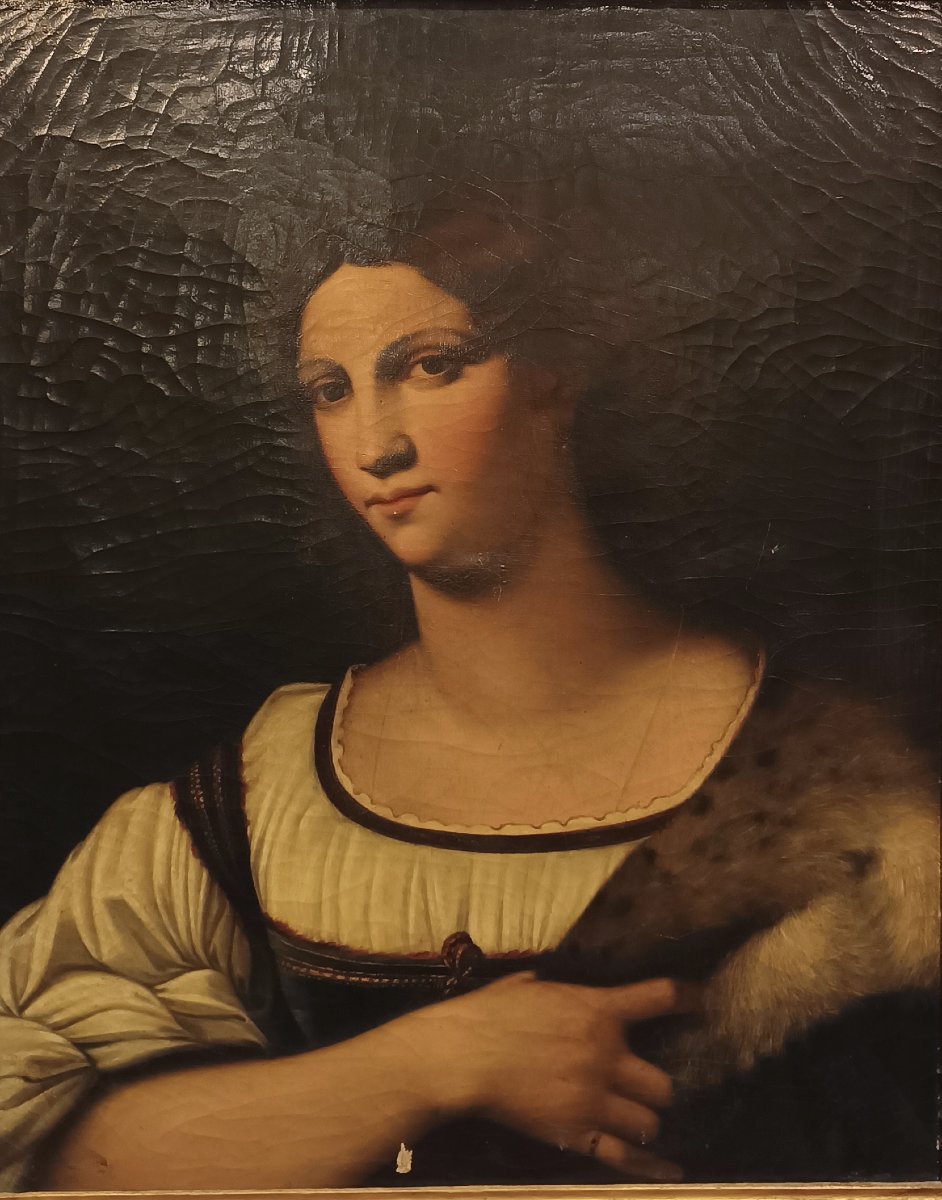 RITRATTO DI DONNA META' XIX SECOLO  -photo-2