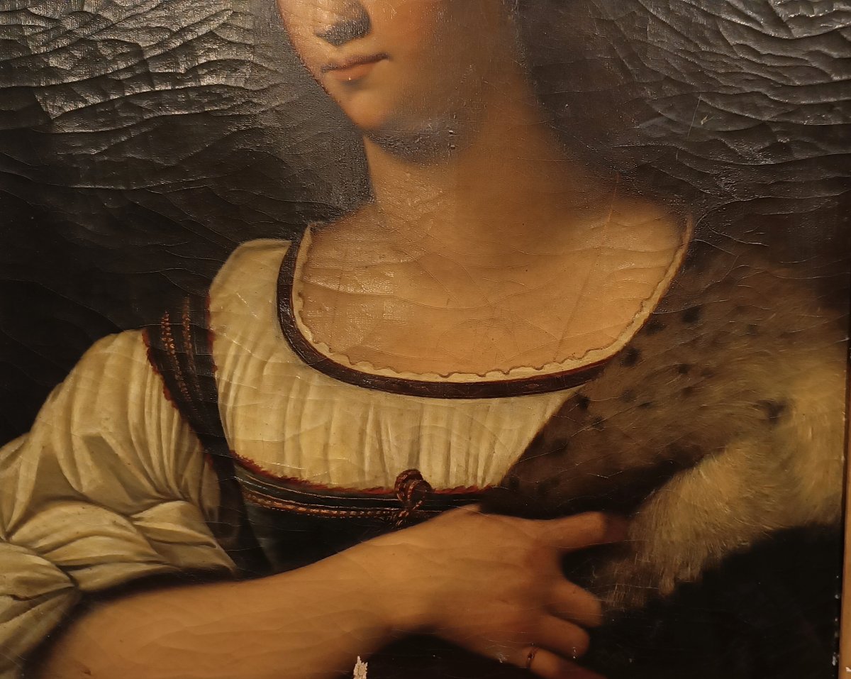 RITRATTO DI DONNA META' XIX SECOLO  -photo-2