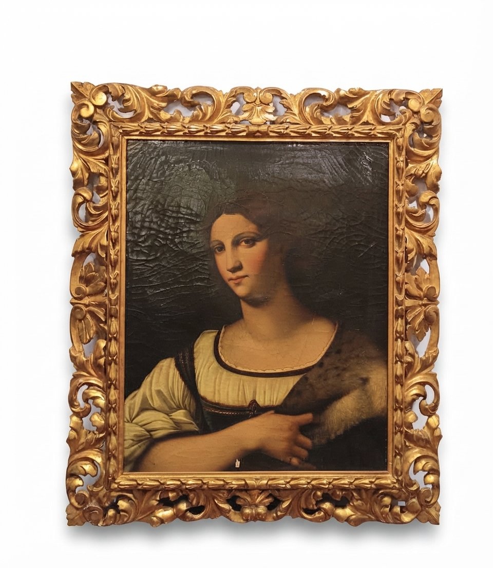 RITRATTO DI DONNA META' XIX SECOLO  