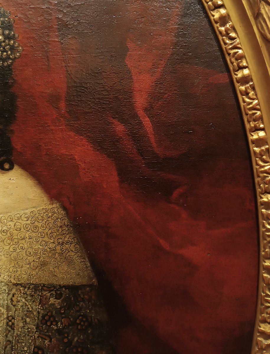 RITRATTO OVALE DI GIOVANE DONNA SECONDA META' XVIII SECOLO-photo-7