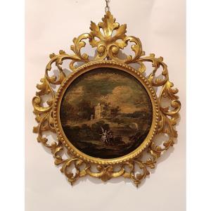 DIPINTO CON TUBIOLO E L'ANGELO INIZIO XVII SECOLO