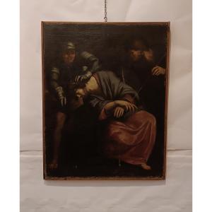DIPINTO "CRISTO DERISO" PRIMA META' XVII SECOLO 