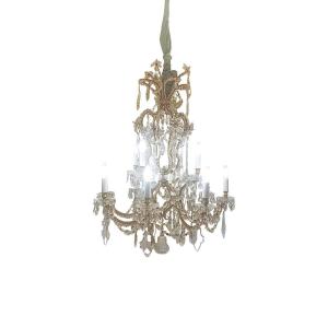 LAMPADARIO MARIA TERESA META' XIX SECOLO