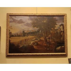 DIPINTO CON MIETITURA VENETO FINE XVIII SECOLO 