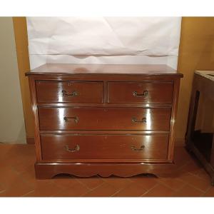 CASSETTONE IN MOGANO SECONDA META' XIX SECOLO