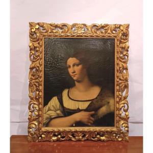 RITRATTO DI DONNA META' XIX SECOLO  