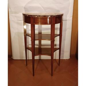 CONSOLLE CON PIANO IN MARMO PRIMO XIX SECOLO 