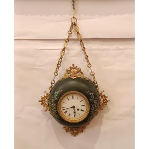 OROLOGIO CON CATENA SECONDA META' XIX SECOLO