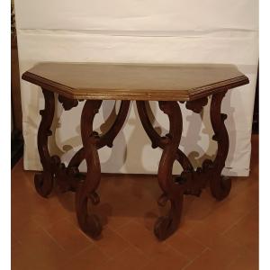 CONSOLLE LUIGI XIV IN NOCE SECONDA META' XVII SECOLO