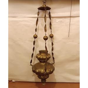 LAMPADA VOTIVA DI GRANDI DIMENSIONI XVI SECOLO