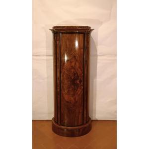 COLONNA APRIBILE IN NOCE BIEDERMEIER SECONDA META' XIX SECOLO