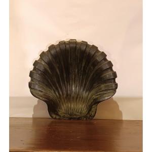 ACQUASANTIERA IN BRONZO FINE XVII-INIZI XVIII SECOLO