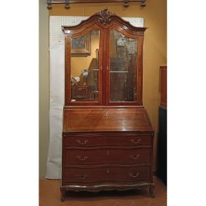 TRUMEAU VITTORIANO CON INTARSI META' XIX SECOLO 