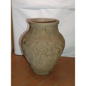 GRANDE ORCIO DI TERRACOTTA FINE XVII SECOLO