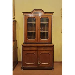 VETRINA "BOOKCASE" LUIGI FILIPPO SECONDA META' XIX SECOLO