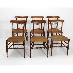 SEI SEDIE IN MINIATURA FINE XIX SECOLO 