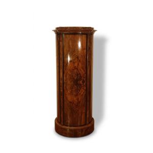 COLONNA APRIBILE IN NOCE BIEDERMEIER SECONDA META' XIX SECOLO