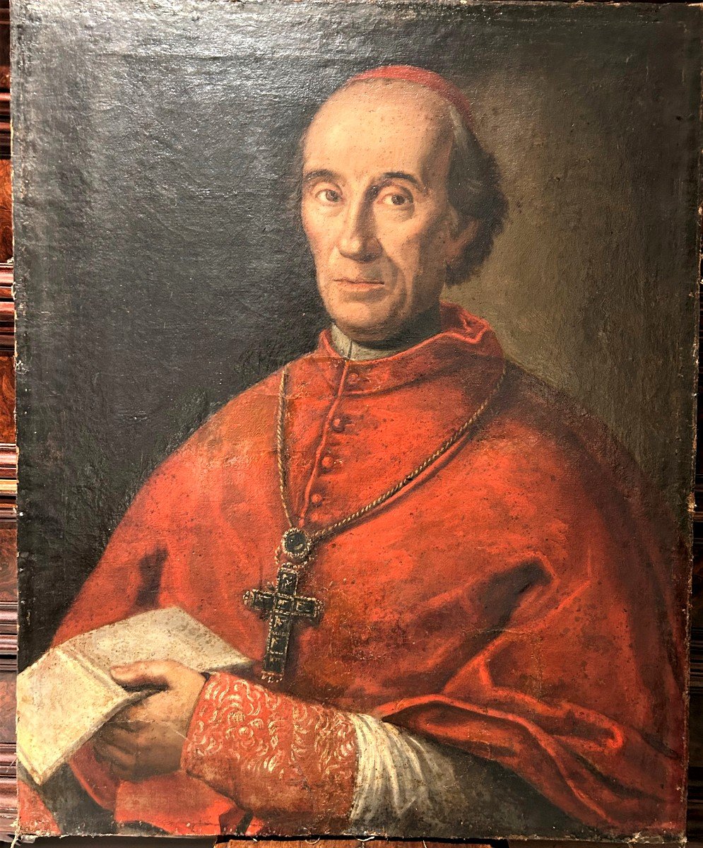 Ritratto del cardinal Caracciolo, olio su tela fine XVII, primi XVIII.