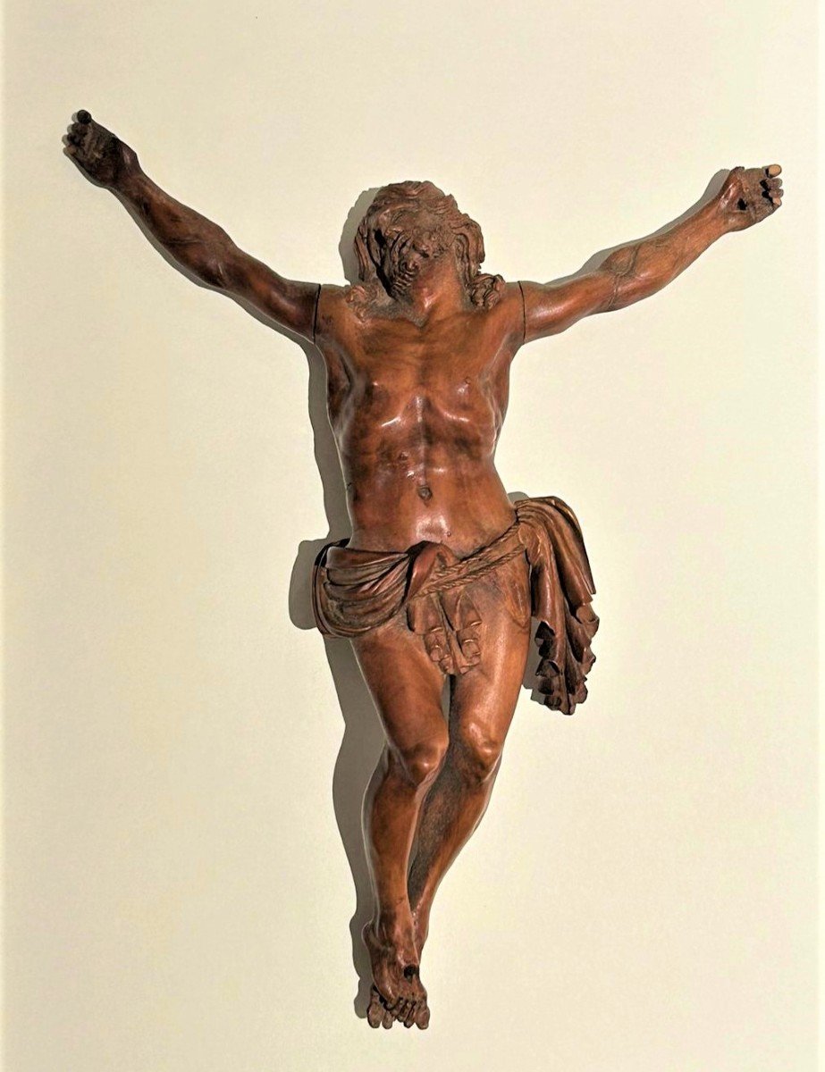 Cristo in legno di bosso del XVIII secolo.