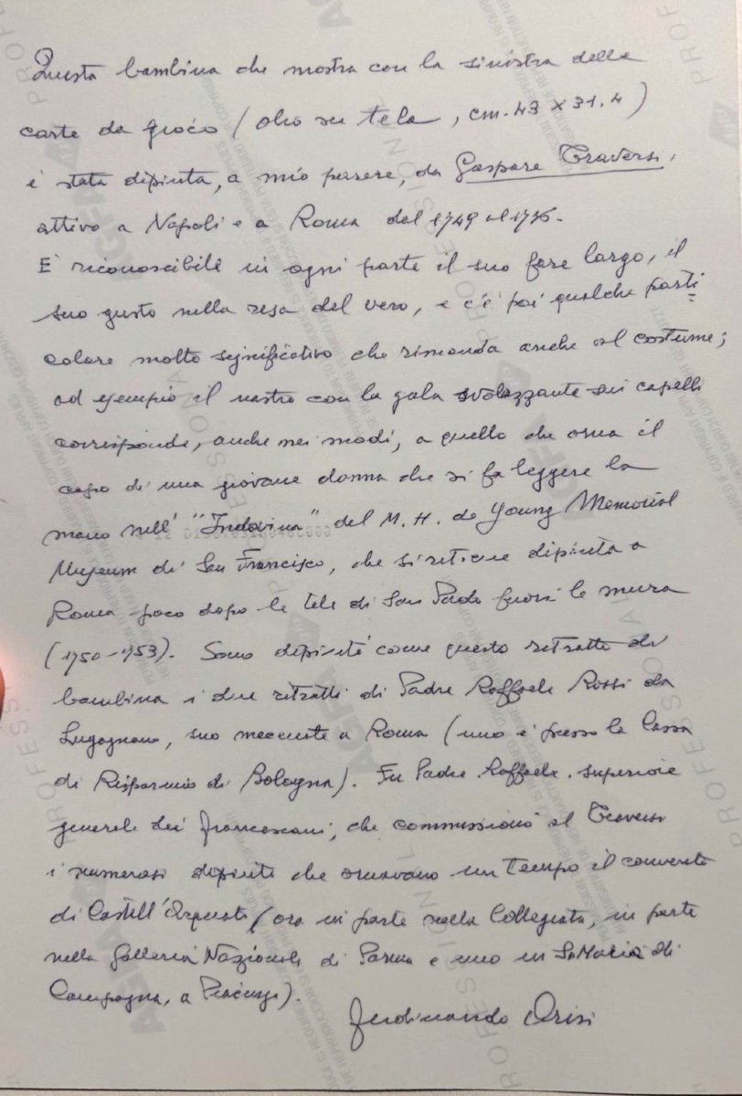 Fanciullo con tarocchi, prima metà del XVIII secolo. Attr a  Gaspare Traversi -photo-1
