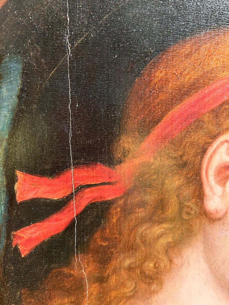 Angelo annunciante attribuibile a Fra Paolino da Pistoia (1488-1547)-photo-3